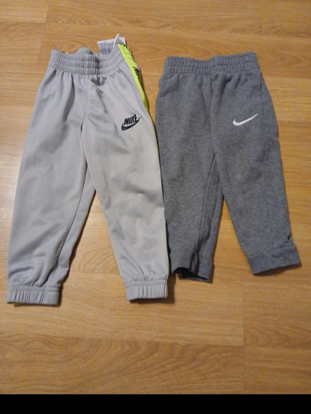 Nike Kids Grey & Light Grey Jogger Pants Set